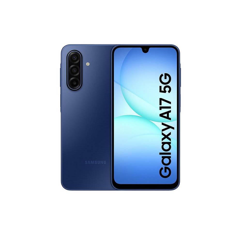 موبايل سامسونج جالاكسي A17 ثنائي الشريحة 128 جيجابايت 6 جيجابايت رام 5G أزرق. موبايل سامسونج جالاكسي A17 ثنائي الشريحة 128 جيجابايت 6 جيجابايت رام 5G أزرق.